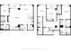 Two-story floorplan with primary bedroom, two additional bedrooms, and balcony at 41 N Rangeline Rd # 7, Carmel, IN 46032