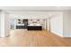 Modern kitchen with dark cabinetry and a large island at 41 N Rangeline Rd # 7, Carmel, IN 46032