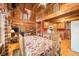 Open concept dining room with kitchen and living room views at 6465 Mt Moriah Rd, Nineveh, IN 46164