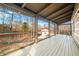 Enjoy the view from this large screened porch at 6465 Mt Moriah Rd, Nineveh, IN 46164