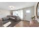 Bright living room with hardwood floors and neutral decor at 902 Stoner Dr, Anderson, IN 46013