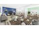 Open concept dining area with wood table and chairs at 1782 N Clearwater Dr, Greenfield, IN 46140