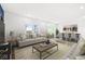 Open living and dining area with stylish furniture at 1782 N Clearwater Dr, Greenfield, IN 46140