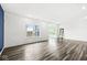 Spacious living room with wood-look floors at 1782 N Clearwater Dr, Greenfield, IN 46140