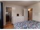 Bedroom with ensuite bathroom and plenty of dresser storage at 2355 W State Road 234, Fortville, IN 46040