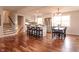 Kitchen with white cabinets, stainless steel appliances, and an island at 2355 W State Road 234, Fortville, IN 46040