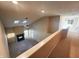 Open loft area overlooking the living room at 4835 Franklin Villas Dr, Indianapolis, IN 46237