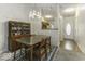 View of dining room with access to the kitchen and entryway at 8520 Bison Woods Ct, Indianapolis, IN 46227