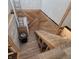 View of a staircase under construction with wood flooring at 2845 Forest Manor Ave, Indianapolis, IN 46218