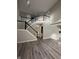 Open staircase overlooking the living room at 3518 Birchfield Pl, Indianapolis, IN 46268