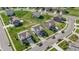 Aerial view of houses in a neighborhood at 10797 Walden Ln, Brownsburg, IN 46112