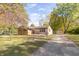 Ranch home with a landscaped yard and detached shed at 408 N Sherwood Dr, Muncie, IN 47304