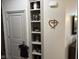 Built-in shelving with decorative items at 4204 W Palomino Ct, Muncie, IN 47304