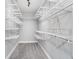 Large closet with wire shelving and hanging rods at 1423 Hoyt Ave, Indianapolis, IN 46203