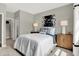 Well-lit bedroom with window and neutral wall colors at 1829 Grand Vista Blvd, Greenwood, IN 46143