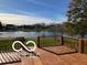Spacious deck overlooking a serene lake at 636 Creston Point Cir, Indianapolis, IN 46239