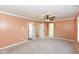 Bedroom featuring built-in shelving and access to closets at 11736 Grazing Ln, Indianapolis, IN 46239