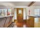 Front entry with wood floors and a wood door at 4775 E 56Th St, Indianapolis, IN 46220