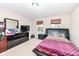 Bedroom with a king-size bed and large dresser at 8918 Hornady Ct, Indianapolis, IN 46239