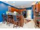 Spacious kitchen with wood cabinets, ample counter space, and modern appliances at 12954 Water Ridge Dr, Fishers, IN 46055