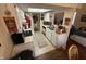 Functional kitchen with white cabinets and appliances at 3250 Valley Farms Way, Indianapolis, IN 46214