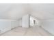 Spacious unfinished attic space, ideal for conversion; features built-in storage at 6805 S Ford Rd, Zionsville, IN 46077