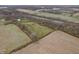 Aerial view highlighting the home's location and surrounding landscape at 720 E 400 N, Anderson, IN 46012