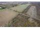 Aerial view of property showcasing its size and rural setting at 720 E 400 N, Anderson, IN 46012