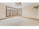 Large bedroom featuring multiple windows and a ceiling fan at 720 E 400 N, Anderson, IN 46012