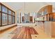 Bright dining room with hardwood floors and views to the great room at 720 E 400 N, Anderson, IN 46012