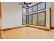 Sunlit office space with hardwood floors and large windows at 720 E 400 N, Anderson, IN 46012