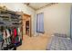 Cozy bedroom with a closet and neutral carpeting at 1605 E Thompson Rd, Indianapolis, IN 46227