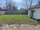 Spacious backyard with grassy area at 221 E Berwyn St, Indianapolis, IN 46225