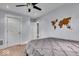 Spacious bedroom with plush bed and world map decor at 3618 N Pennsylvania St, Indianapolis, IN 46205