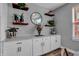 Modern kitchen with white shaker cabinets and quartz countertops at 1224 Alabama St, Indianapolis, IN 46202