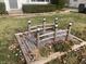 Small zen garden with bridge and solar lights at 2610 W 18Th St, Anderson, IN 46011