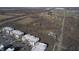 Aerial view showing property near highway and residential buildings at 2750 N County Road 1000 E, Indianapolis, IN 46234
