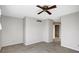Bedroom with ceiling fan and neutral walls at 9464 Maple Way # 27, Indianapolis, IN 46268