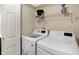 Laundry room with LG washer and dryer at 9464 Maple Way # 27, Indianapolis, IN 46268