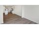 Open concept kitchen with island and modern appliances at 122 Maxim Ct, Cumberland, IN 46229