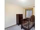 Small bedroom with crib, dresser, and window at 13832 W Old Nashville Rd, Columbus, IN 47201