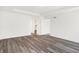 Well-lit bedroom with hardwood floors and closet at 1436 Lake Haven Ln, Westfield, IN 46074