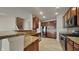 Modern kitchen with stainless steel appliances and granite countertops at 9558 Oakley Dr, Indianapolis, IN 46260