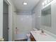 Bathroom with vanity, toilet, and bathtub/shower combination at 10938 Delphi Dr, Camby, IN 46113