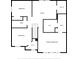Second-floor blueprint with bedroom layouts, bathroom, and walk-in closet at 10938 Delphi Dr, Camby, IN 46113