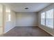 A spacious dining area with neutral walls and carpeted floors at 10938 Delphi Dr, Camby, IN 46113