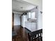 Efficient kitchen with white cabinets, dishwasher and refrigerator at 5236 Bluff View Dr, Indianapolis, IN 46217
