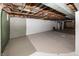 Unfinished basement area with painted walls at 1330 N Bosart Ave, Indianapolis, IN 46201