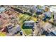Aerial view of house and surrounding neighborhood at 5 Woodridge Ct, Whiteland, IN 46184