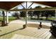 Spacious deck overlooking a large, in-ground pool at 7919 W County Road 100 South, Coatesville, IN 46121